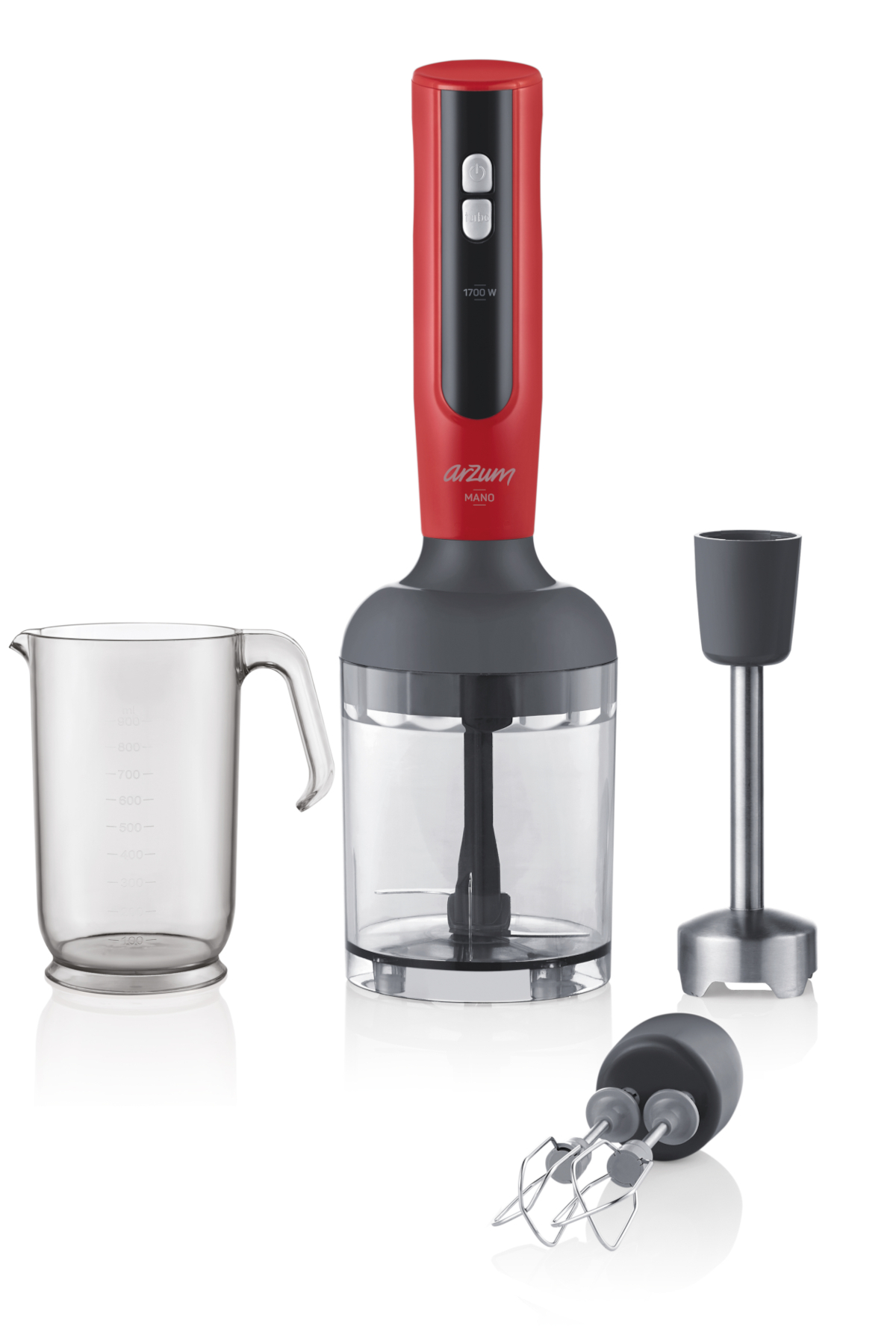 Arzum AR1092 Mano 1700 Watt El Blender Seti - Kırmızı Fiyatı, ı